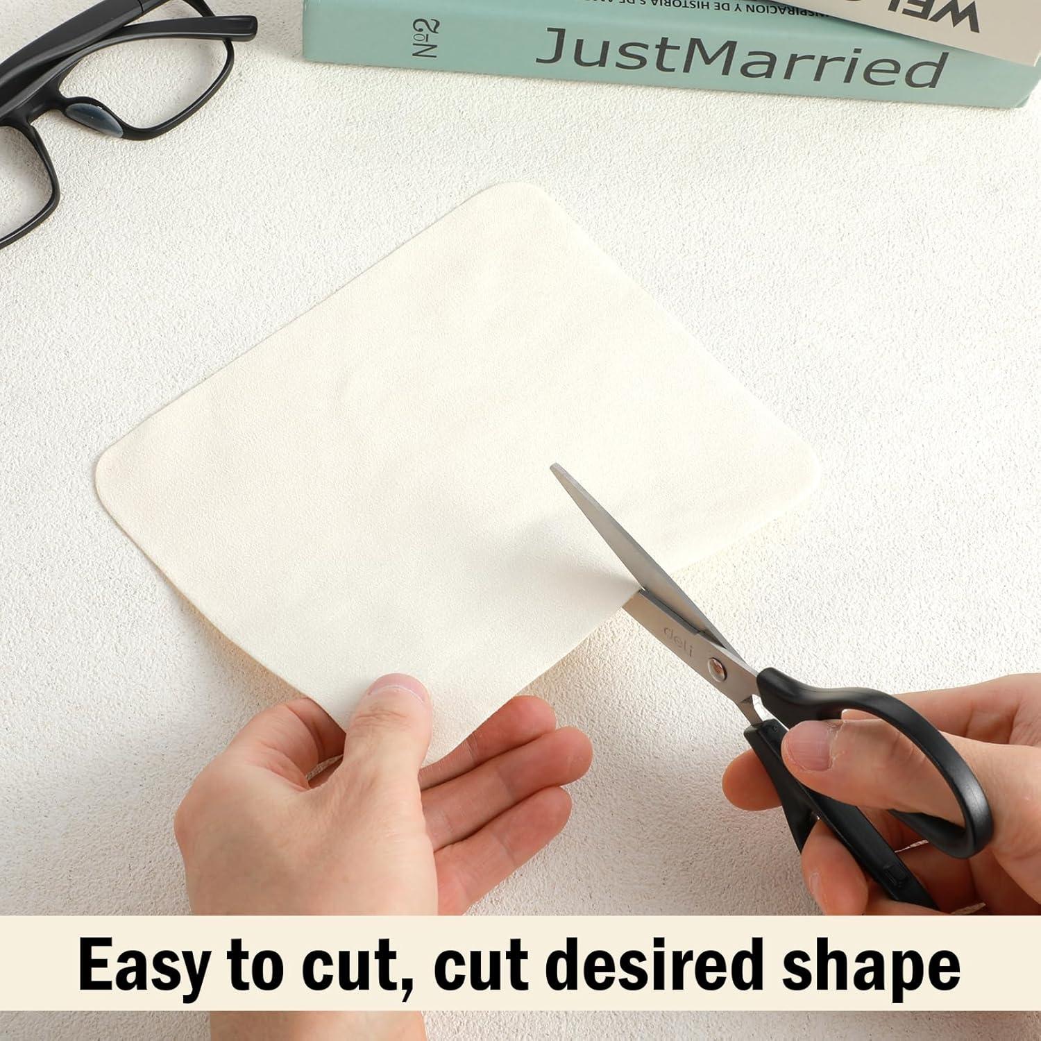 15 Paños Chamois Prasacco para Cerámica 17.5x14.5cm Beige