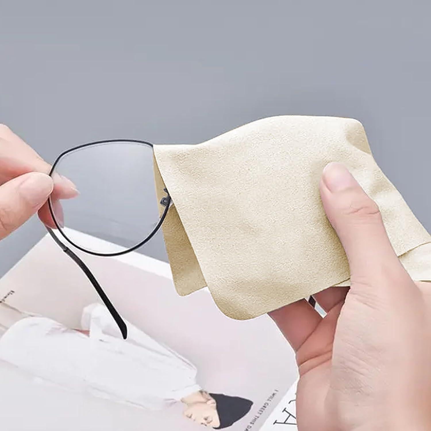 20 Piezas de Chamois Natural 17.5x14.5 cm para Alfarería