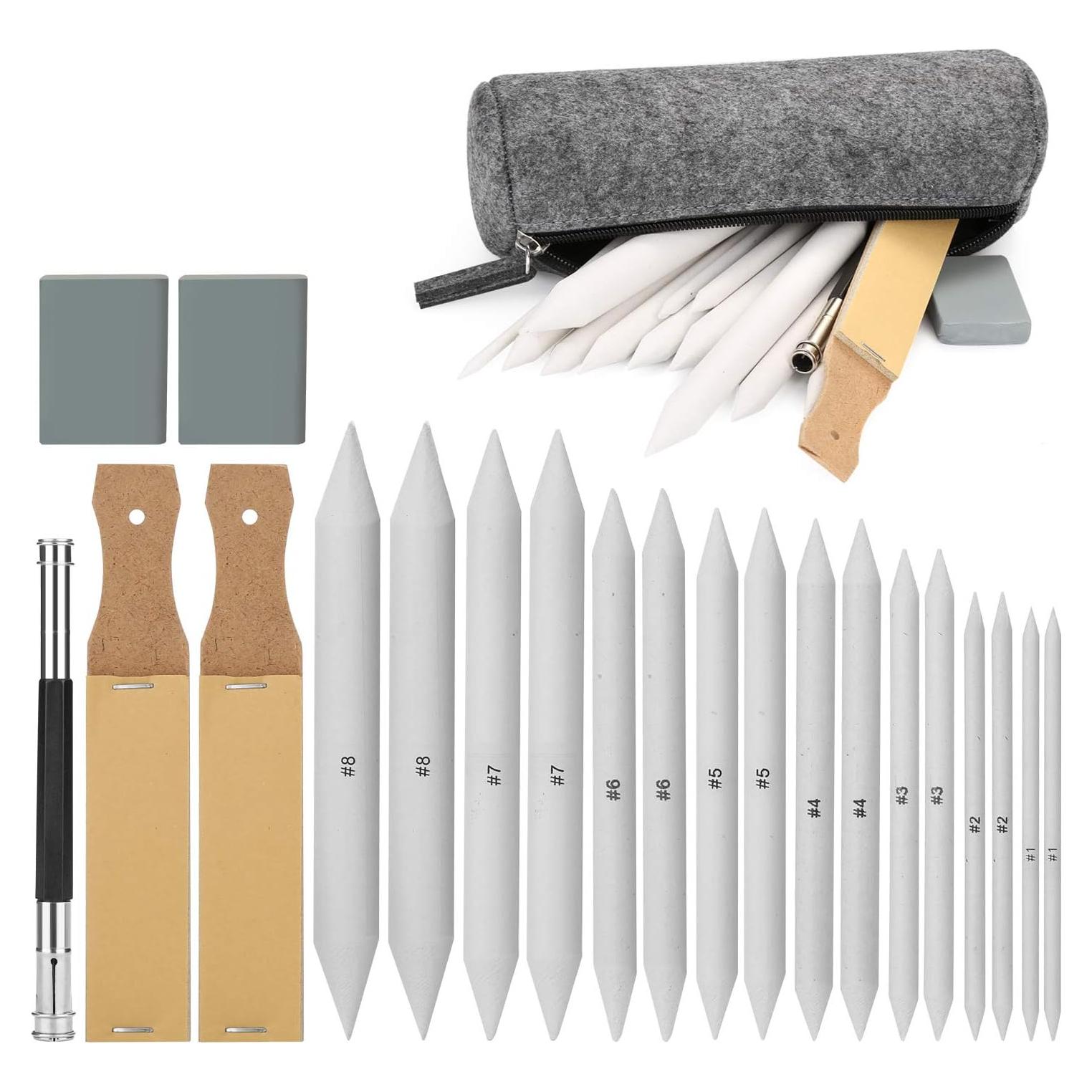 Set de Dibujo AGPTEK 22 Piezas con Difusores y Herramientas