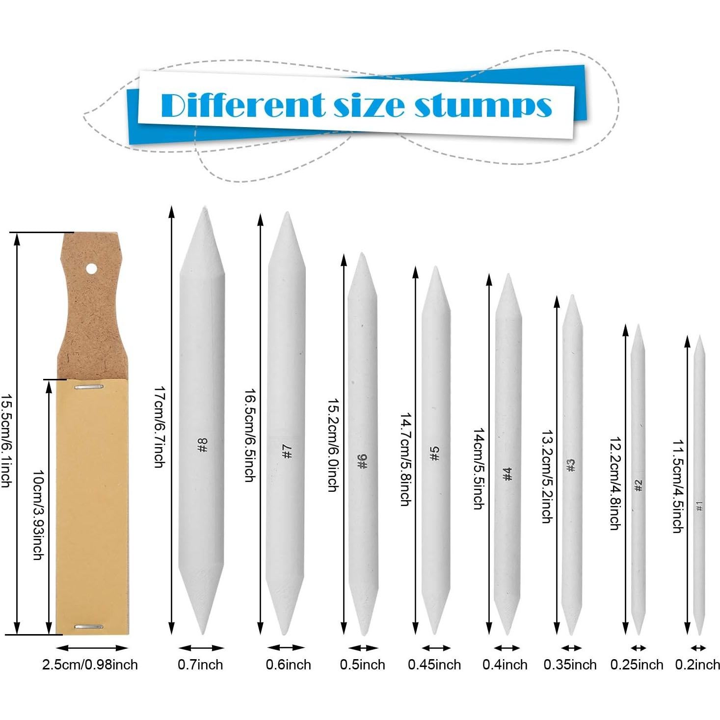 Set de Dibujo AGPTEK 22 Piezas con Difusores y Herramientas