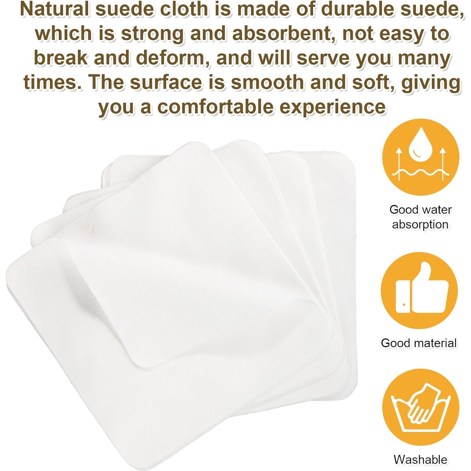 20 Paños de Chamois PEUTIER 10x10 cm Suaves y Absorbentes