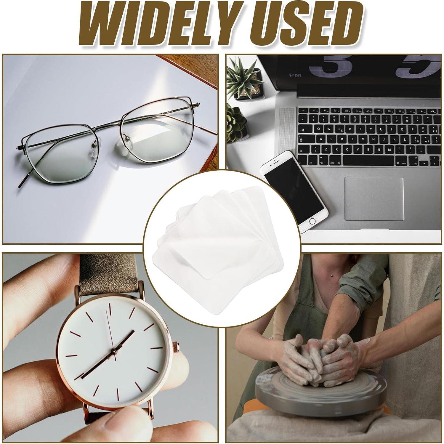 20 Paños de Chamois PEUTIER 10x10 cm Suaves y Absorbentes