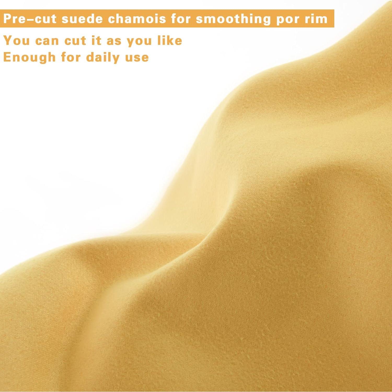 10 Piezas Paño Chamois Natural Homakover 17.5x14.5cm