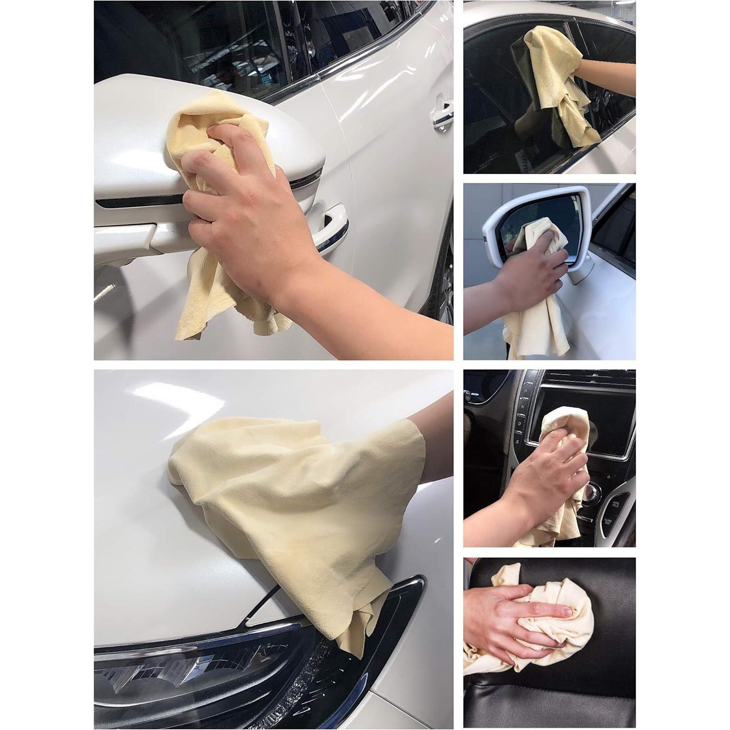 Toalla de Secado Chamois Natural SHEEPSKIN ELITE 4 Pies Cuadrados