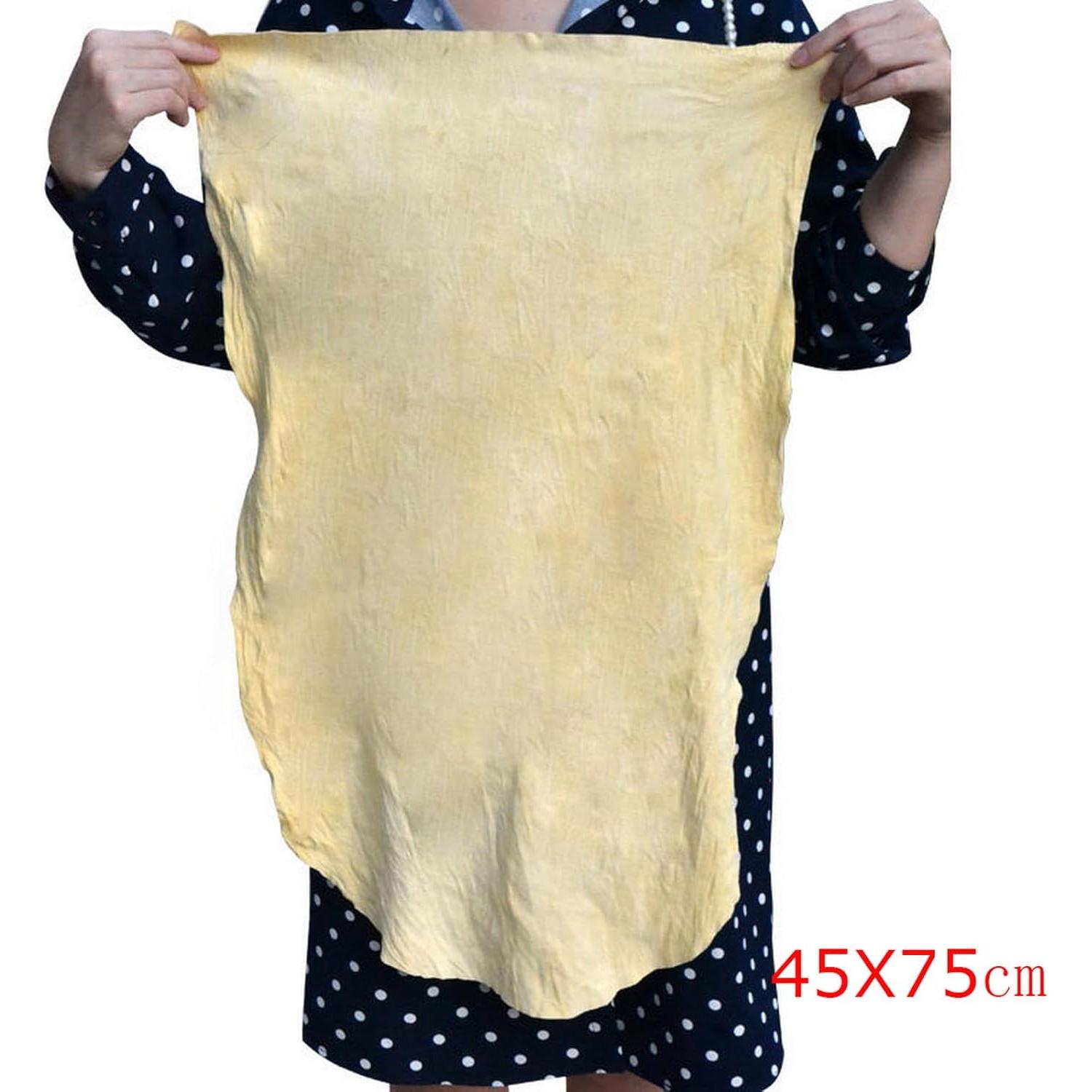 Paño de Limpieza de Cuero Chamois Natural VANANA 70x40cm