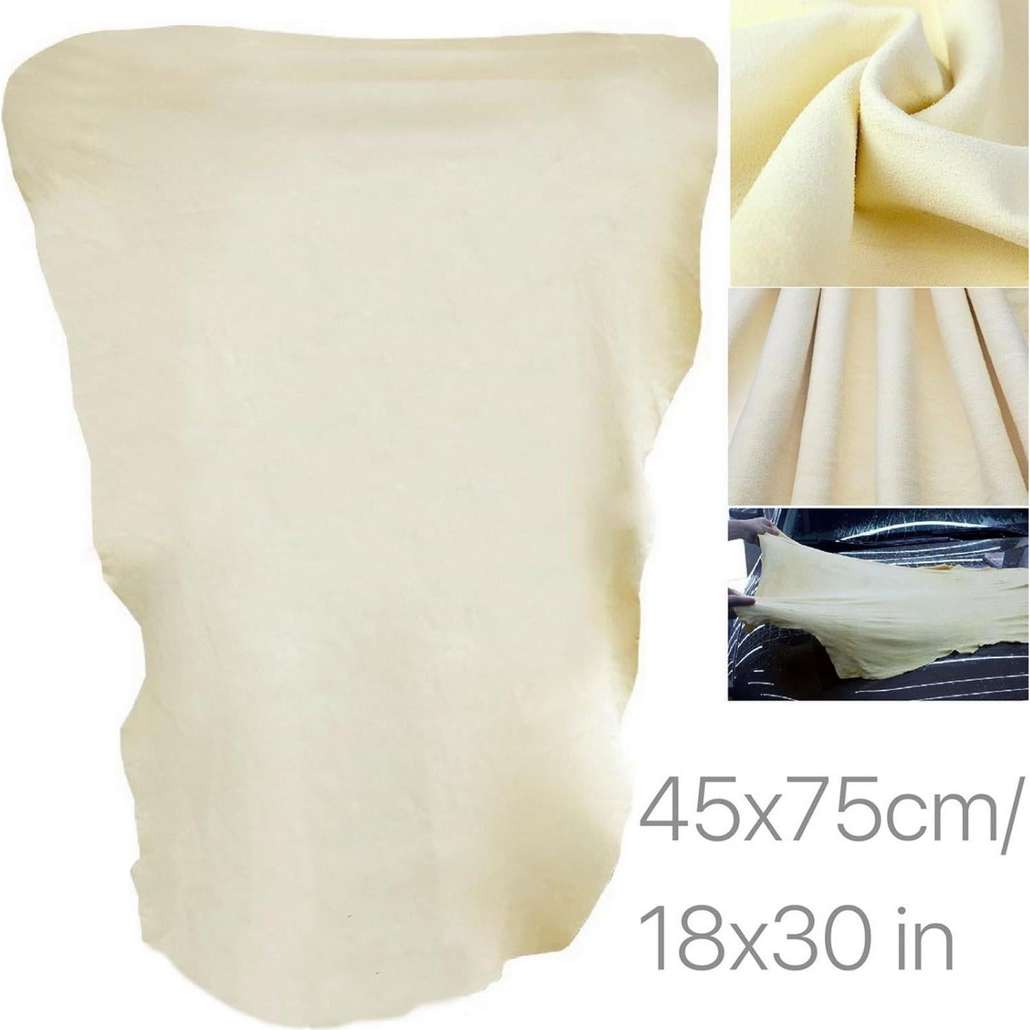 Paño de Limpieza de Cuero Chamois Natural VANANA 70x40cm