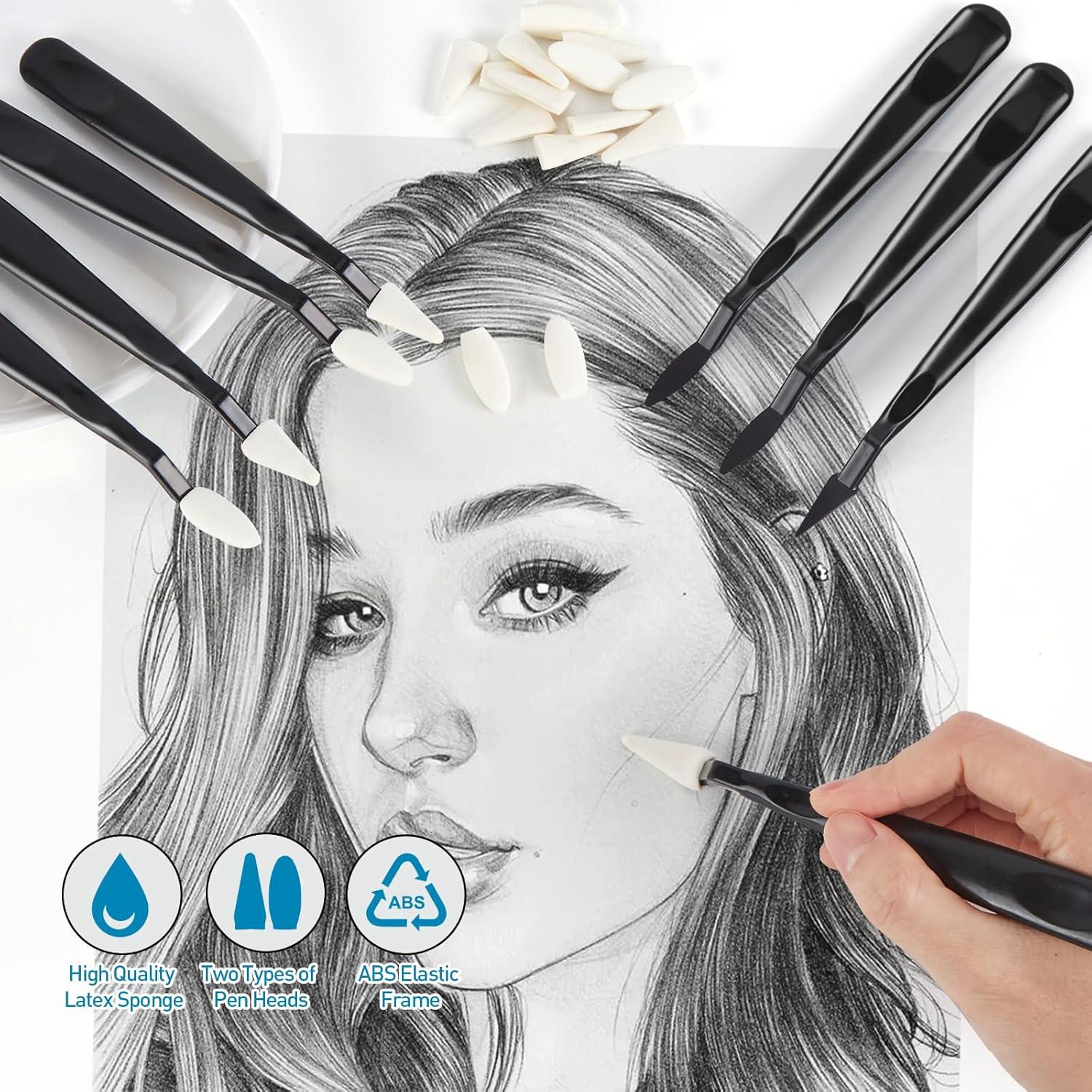 Set de Herramientas de Dibujo AGPTEK 44 Piezas para Artistas