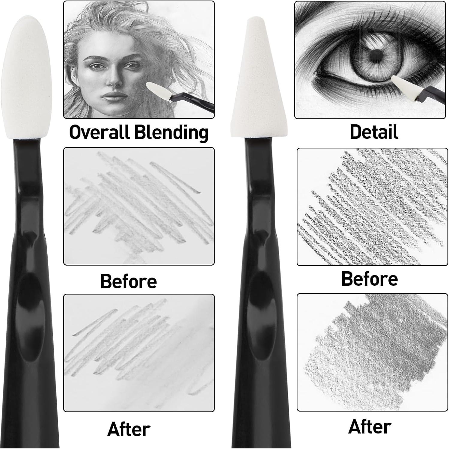 Set de Herramientas de Dibujo AGPTEK 44 Piezas para Artistas