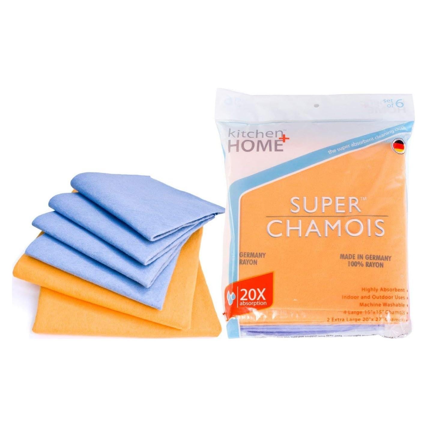 Paquete de 6 Paños de Limpieza Super Absorbentes Kitchen Home