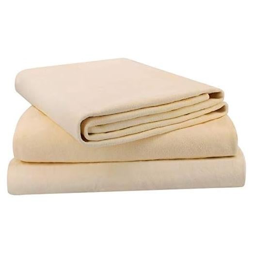 Paquete de 3 Paños de Chamois Natural River Lake - Secado Rápido