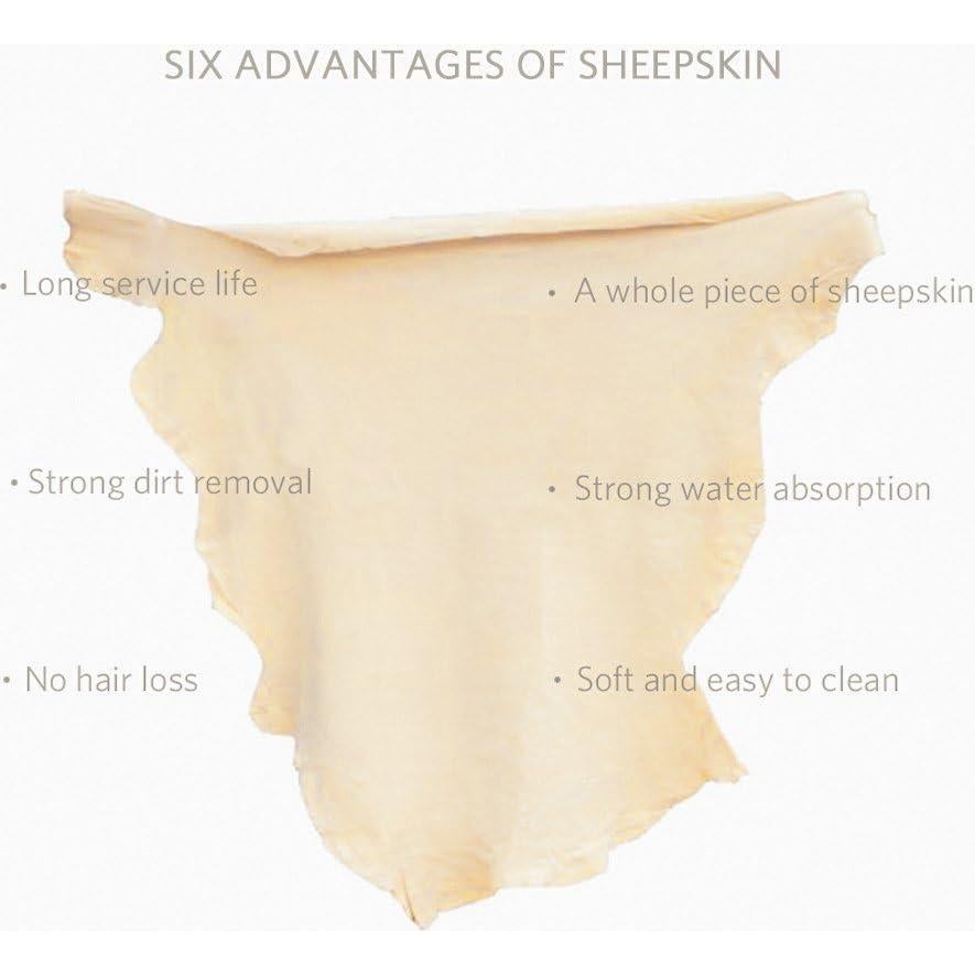 Paquete de 3 Paños de Chamois Natural River Lake - Secado Rápido