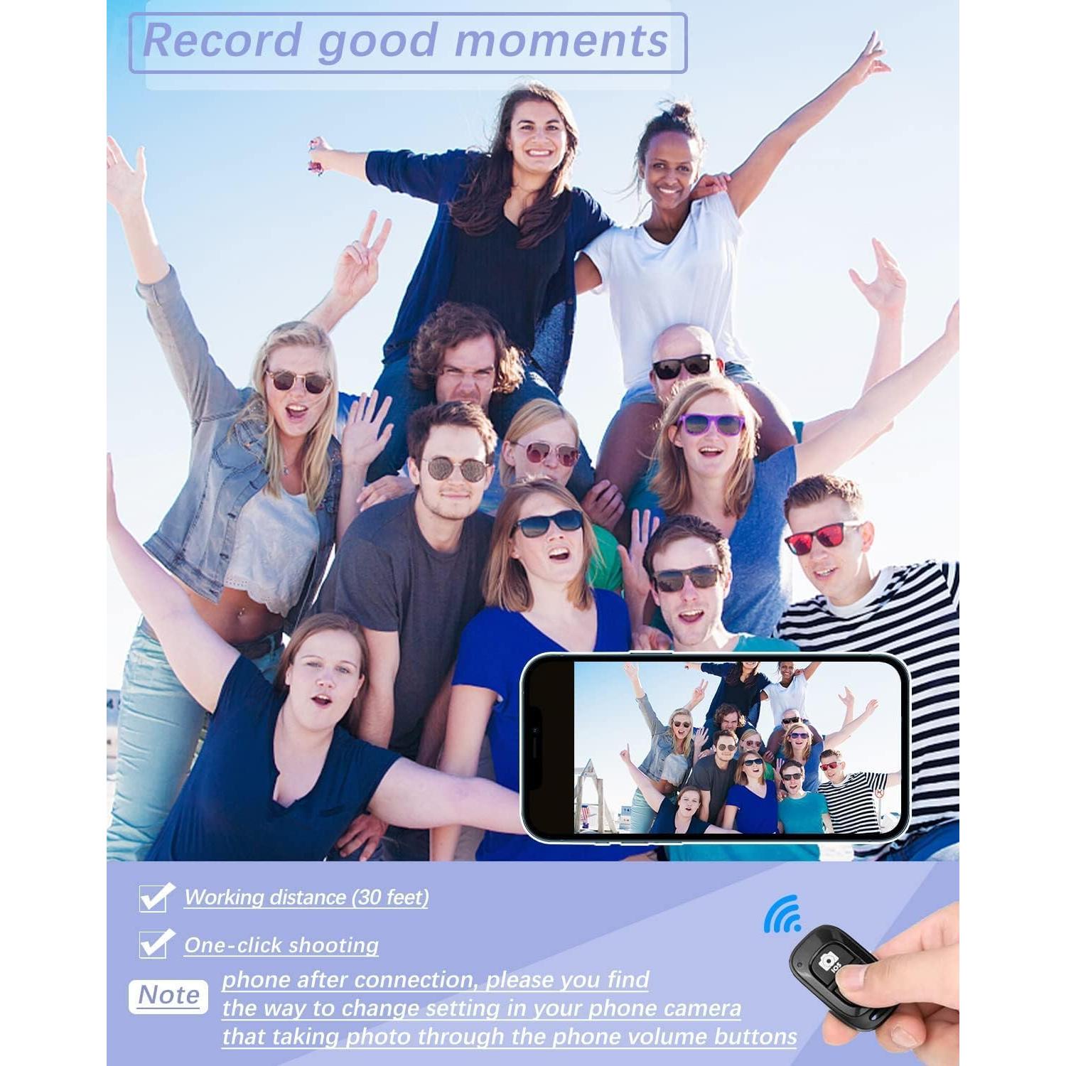 Control Remoto Inalámbrico Bluetooth Kolotesame para Cámara