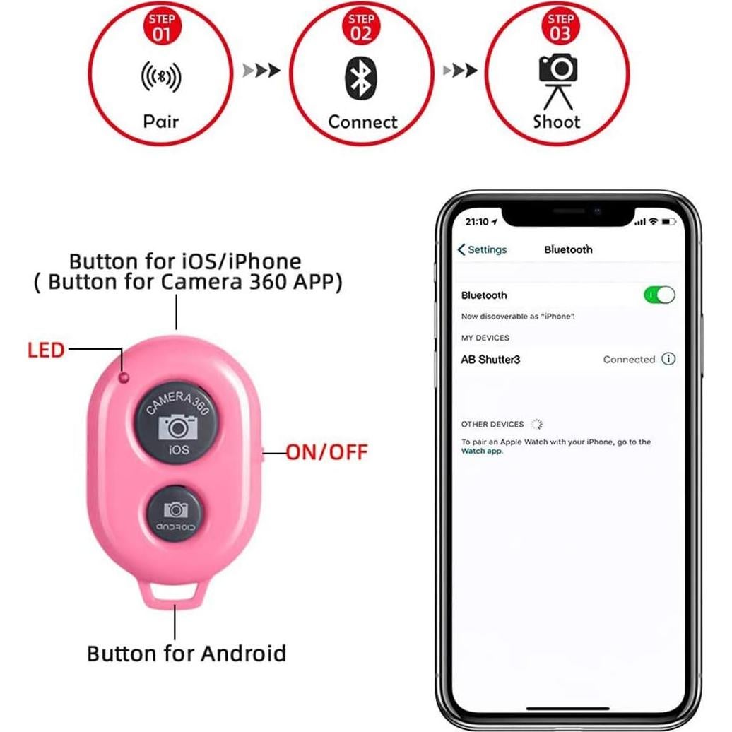 Control Remoto Inalámbrico para Cámara AngelReally - 10m