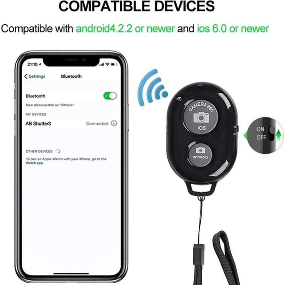 Control Remoto Inalámbrico para Cámara AngelReally - 10m