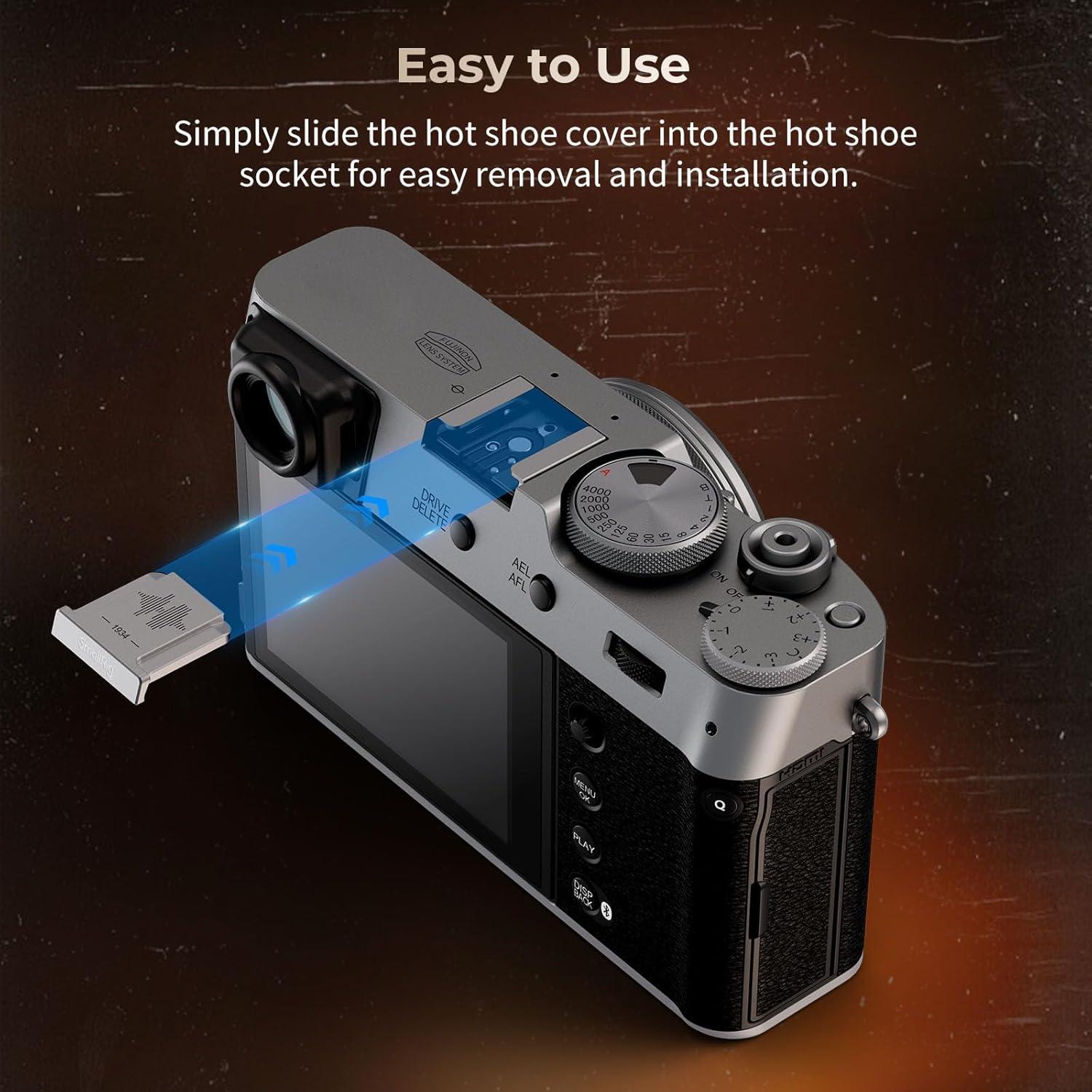 Cubierta de Zapata Caliente SmallRig 4697 Plata para FUJIFILM