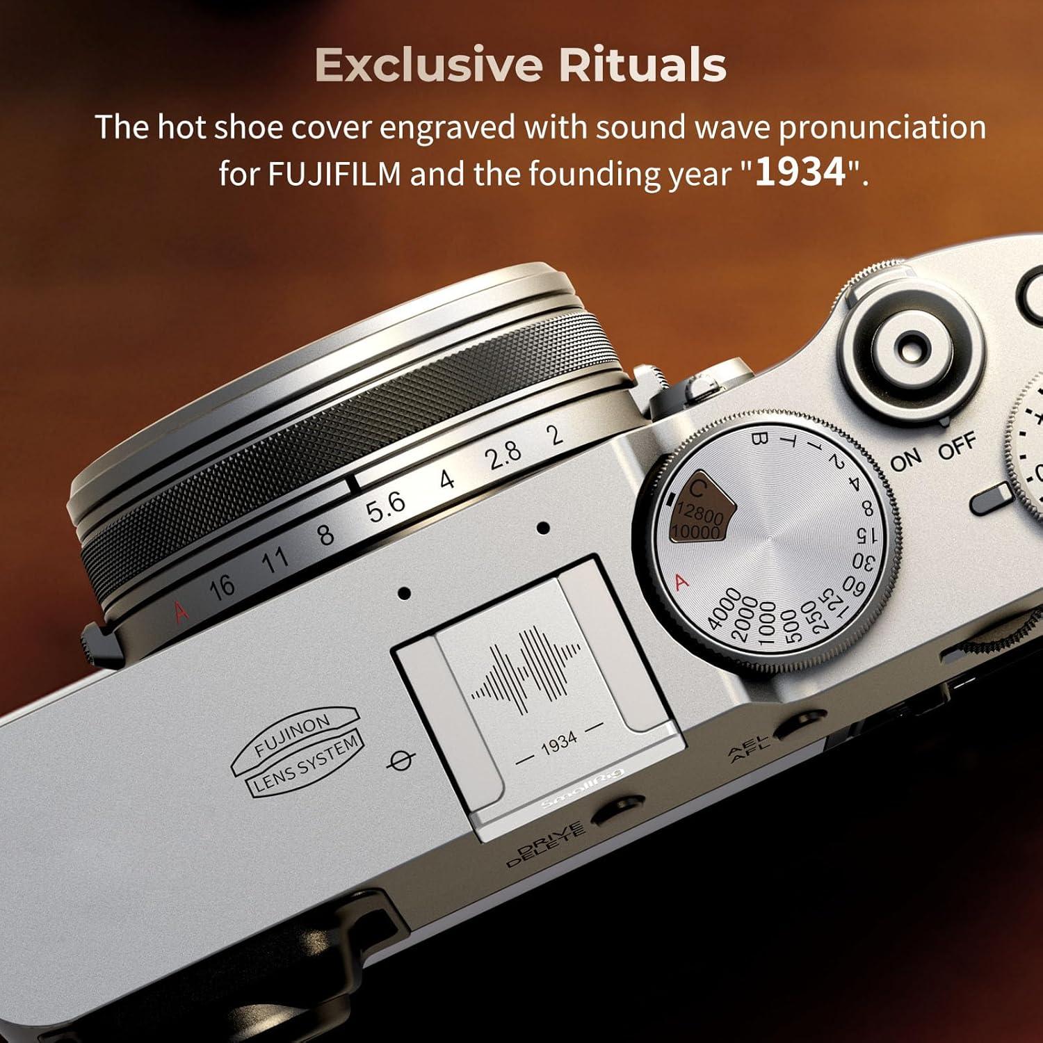 Cubierta de Zapata Caliente SmallRig 4697 Plata para FUJIFILM