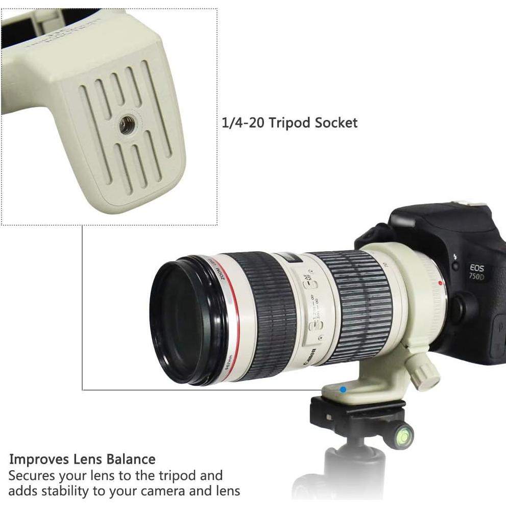 Anillo de Montaje en Trípode JJC TR-1II para Lentes Canon