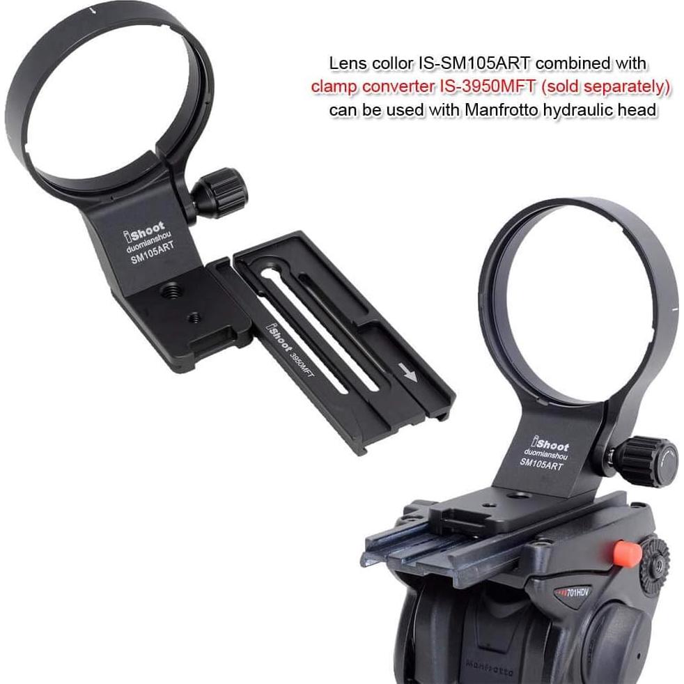 Soporte de Anillo de Montaje en Trípode iShoot para Sigma 105mm y 100-400mm