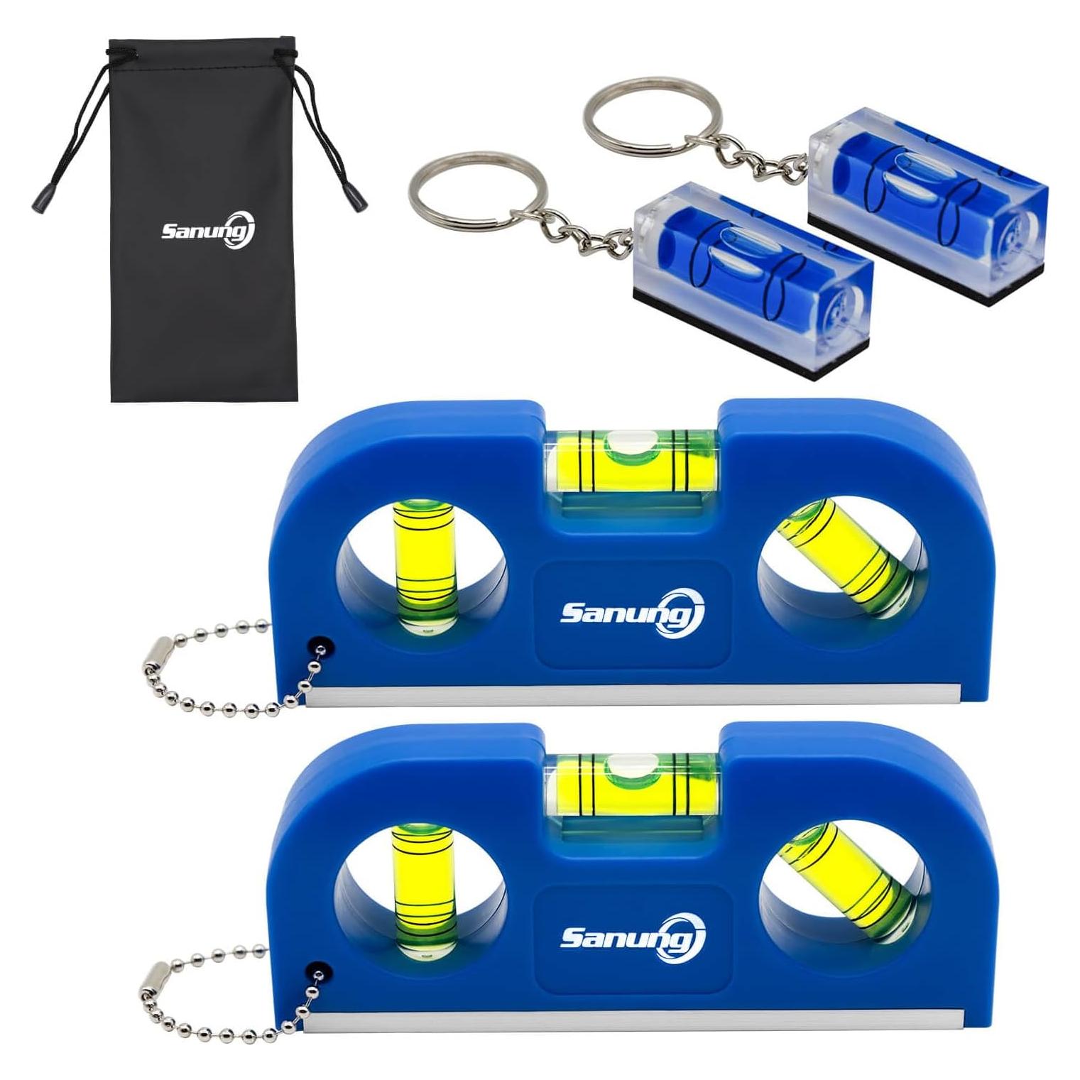 Juego de Niveles Magnéticos Sanung 4 Piezas Portátil