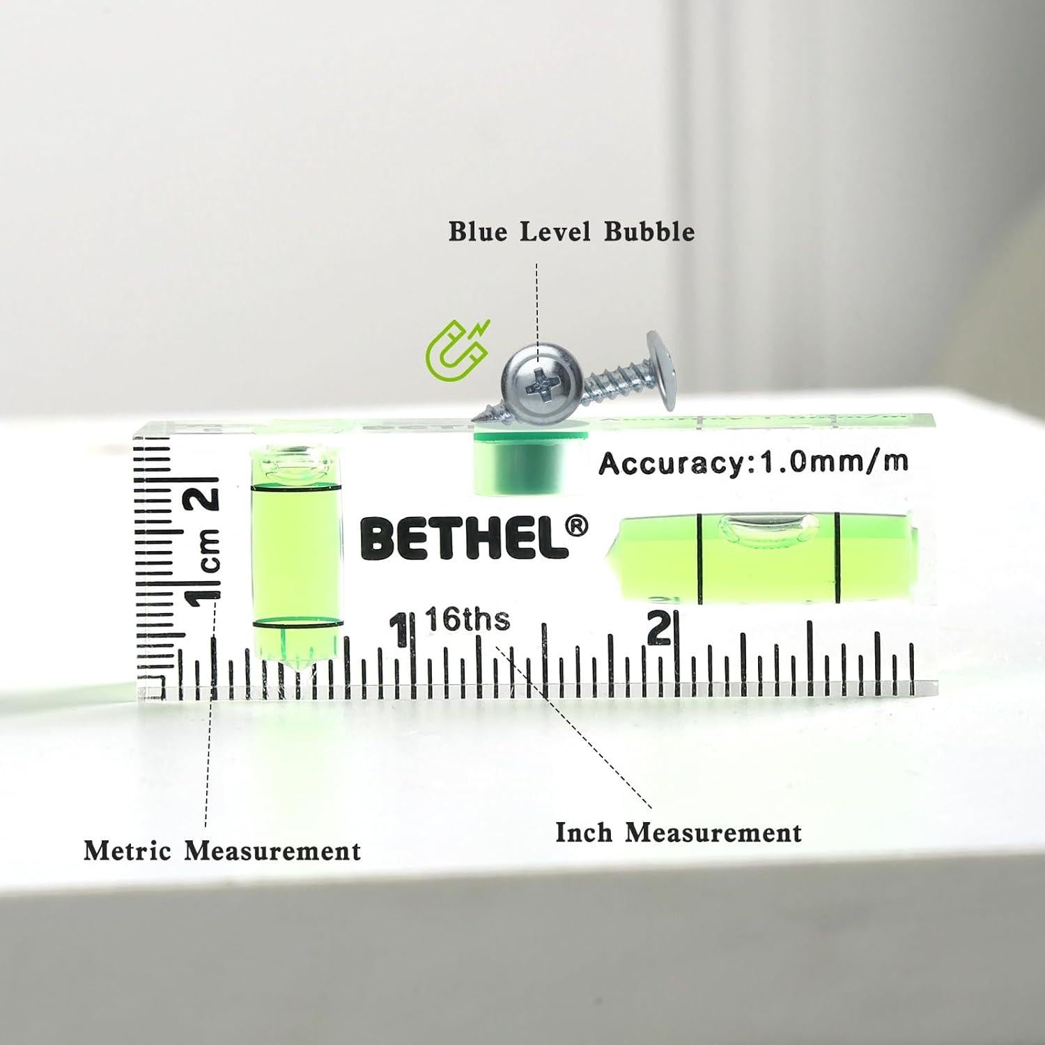 Nivel Magnético Mini Bethel 7.49 cm a Prueba de Rotura
