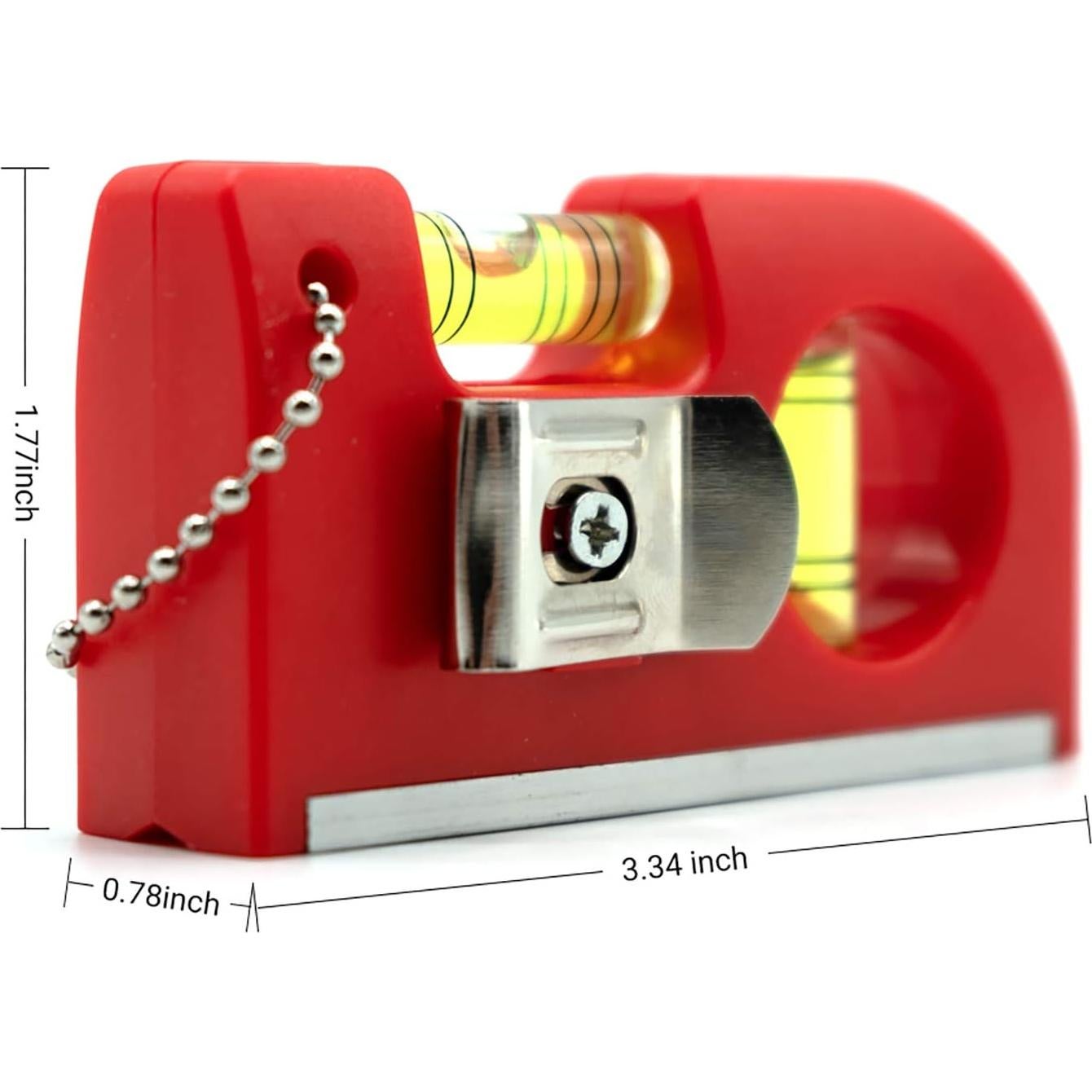 Mini Niveles de Burbuja Magnéticos Sanung - 2 Piezas con Bolsa