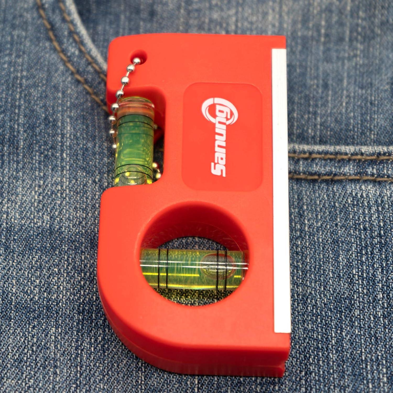 Mini Niveles de Burbuja Magnéticos Sanung - 2 Piezas con Bolsa