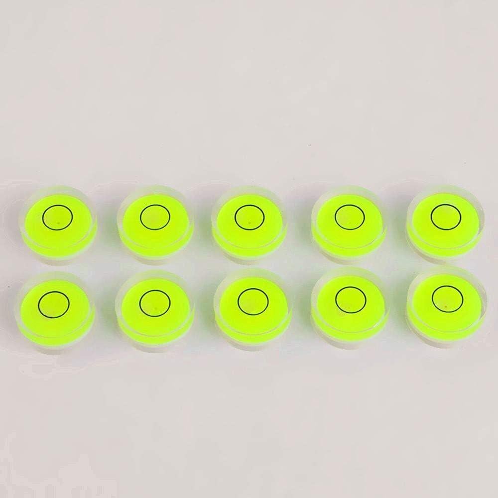 Nivel de Burbuja Circular YOTOM 10pcs 10x6mm para Trípode