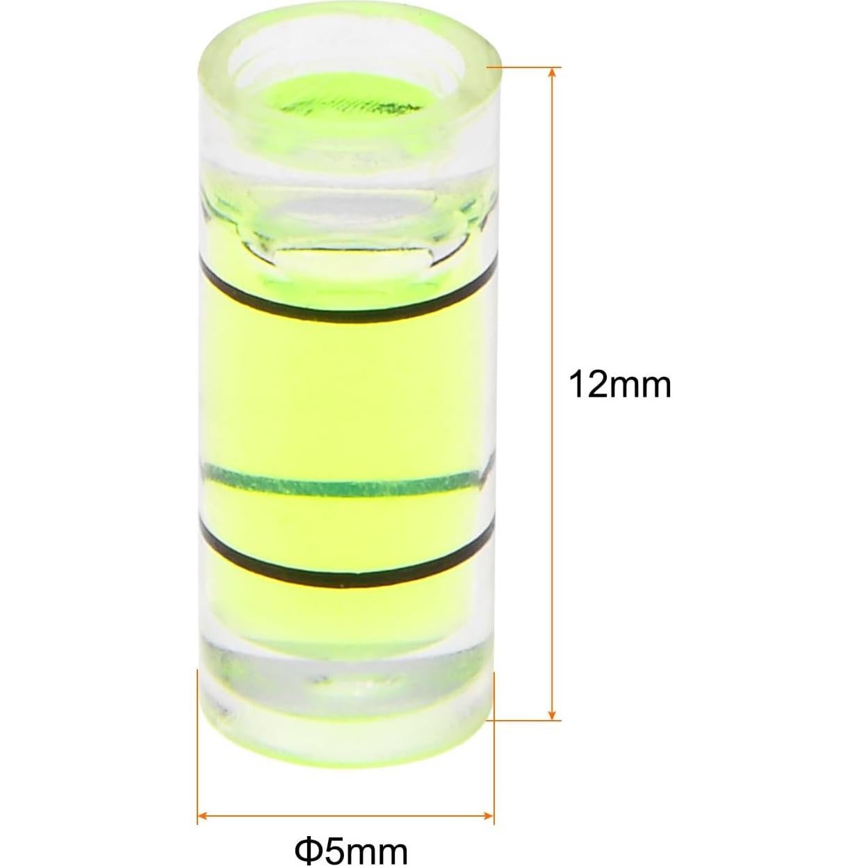 Niveles de Burbuja Cilíndricos HARFINGTON 15pcs 5x12mm