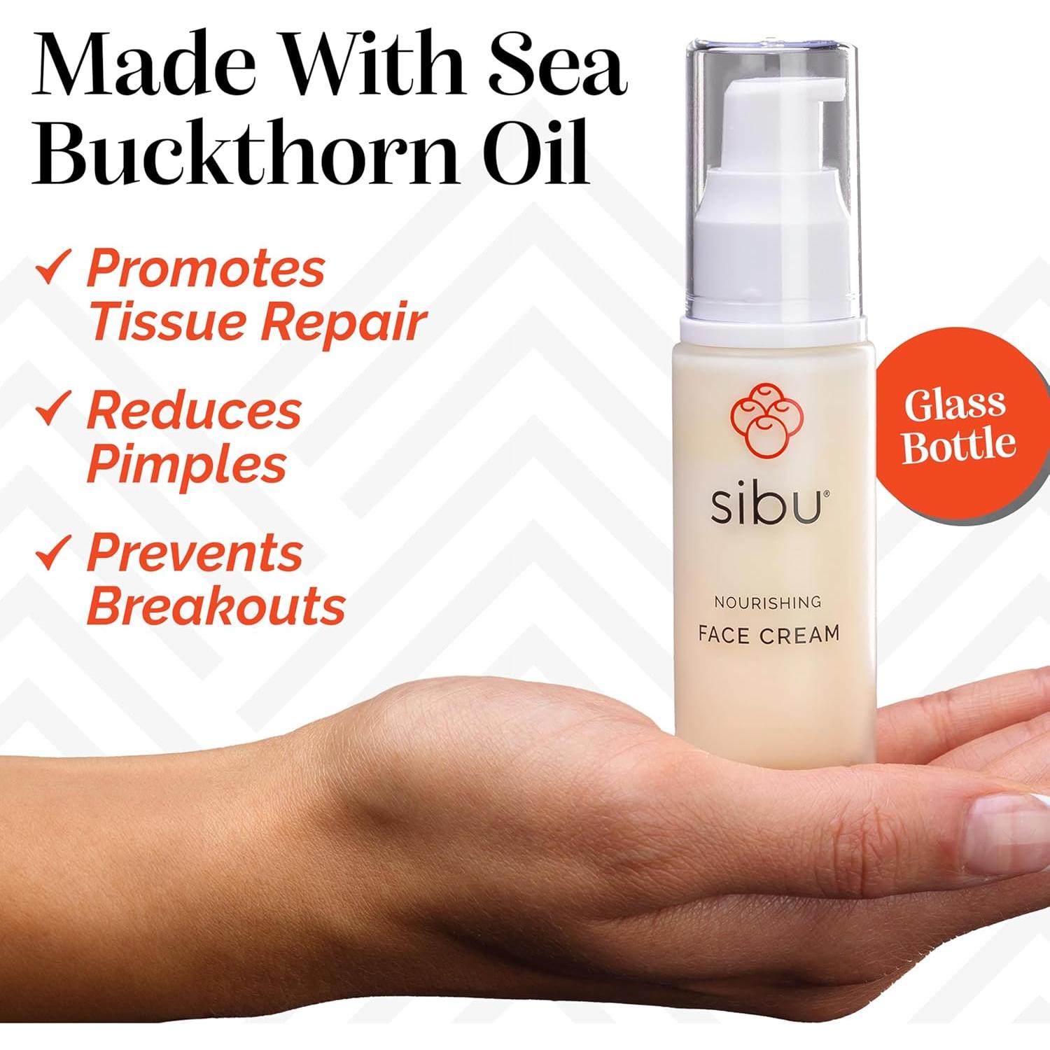 Crema Facial Nutritiva Sibu 28g - Hidratante Piel Sensible