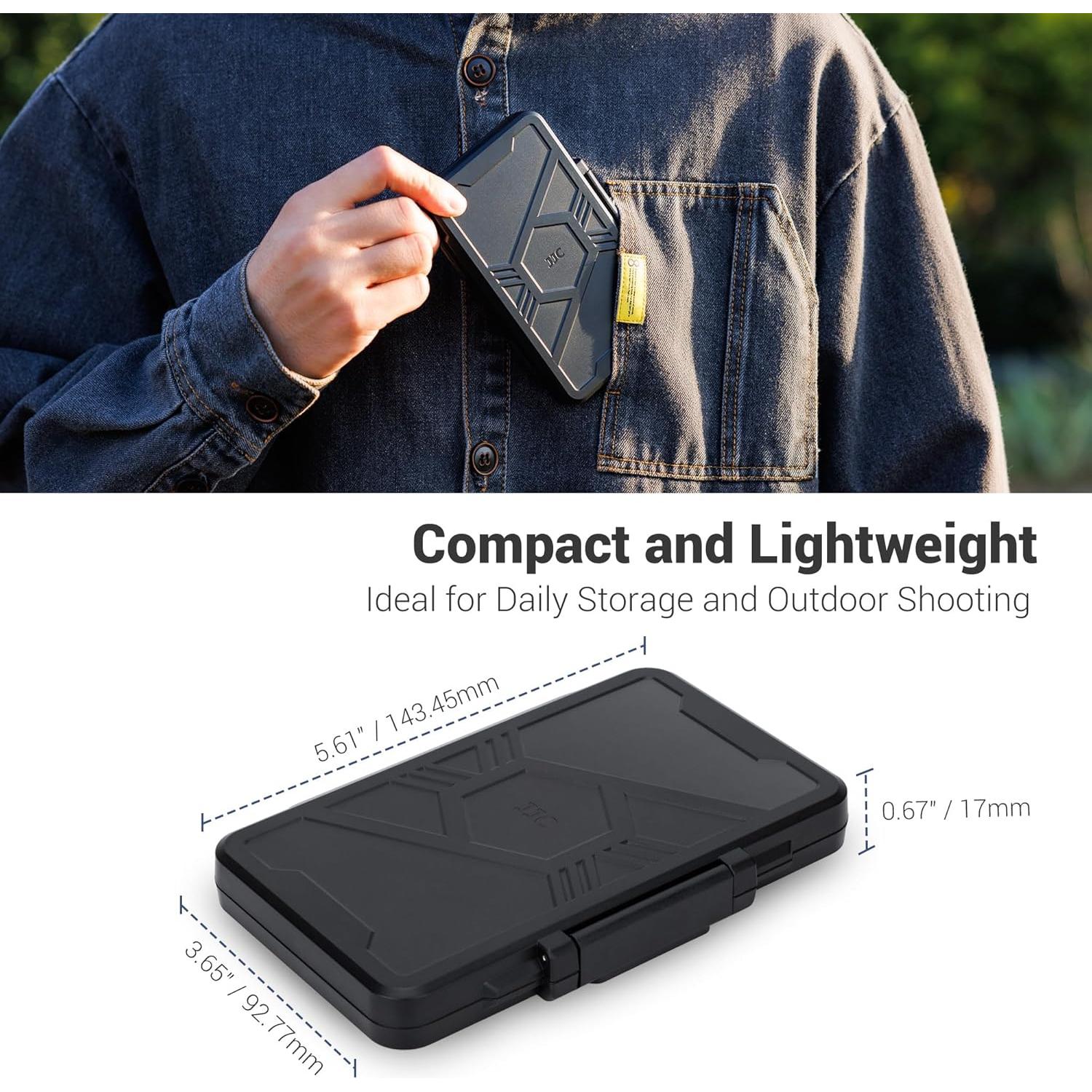 Estuche Organizador para Tarjetas de Memoria JJC 60 Ranuras