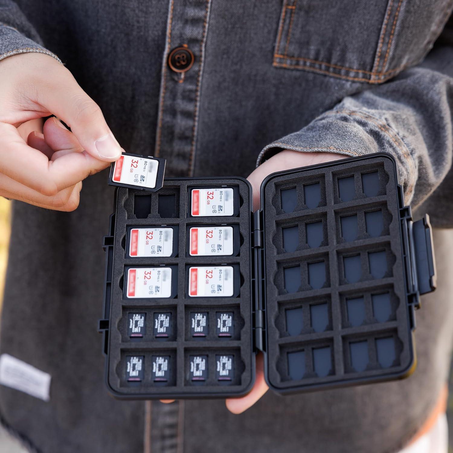 Estuche Organizador para Tarjetas de Memoria JJC 60 Ranuras