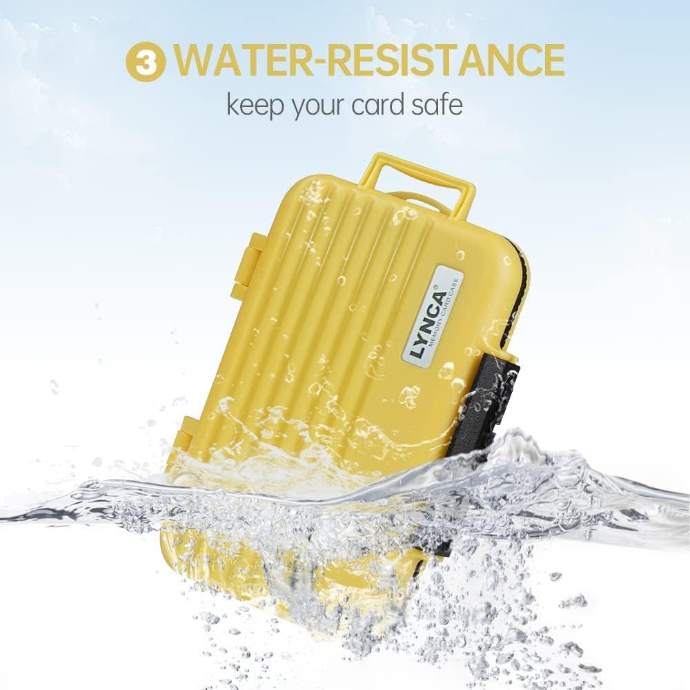 Estuche LYNCA para 24 Tarjetas de Memoria Resistente al Agua