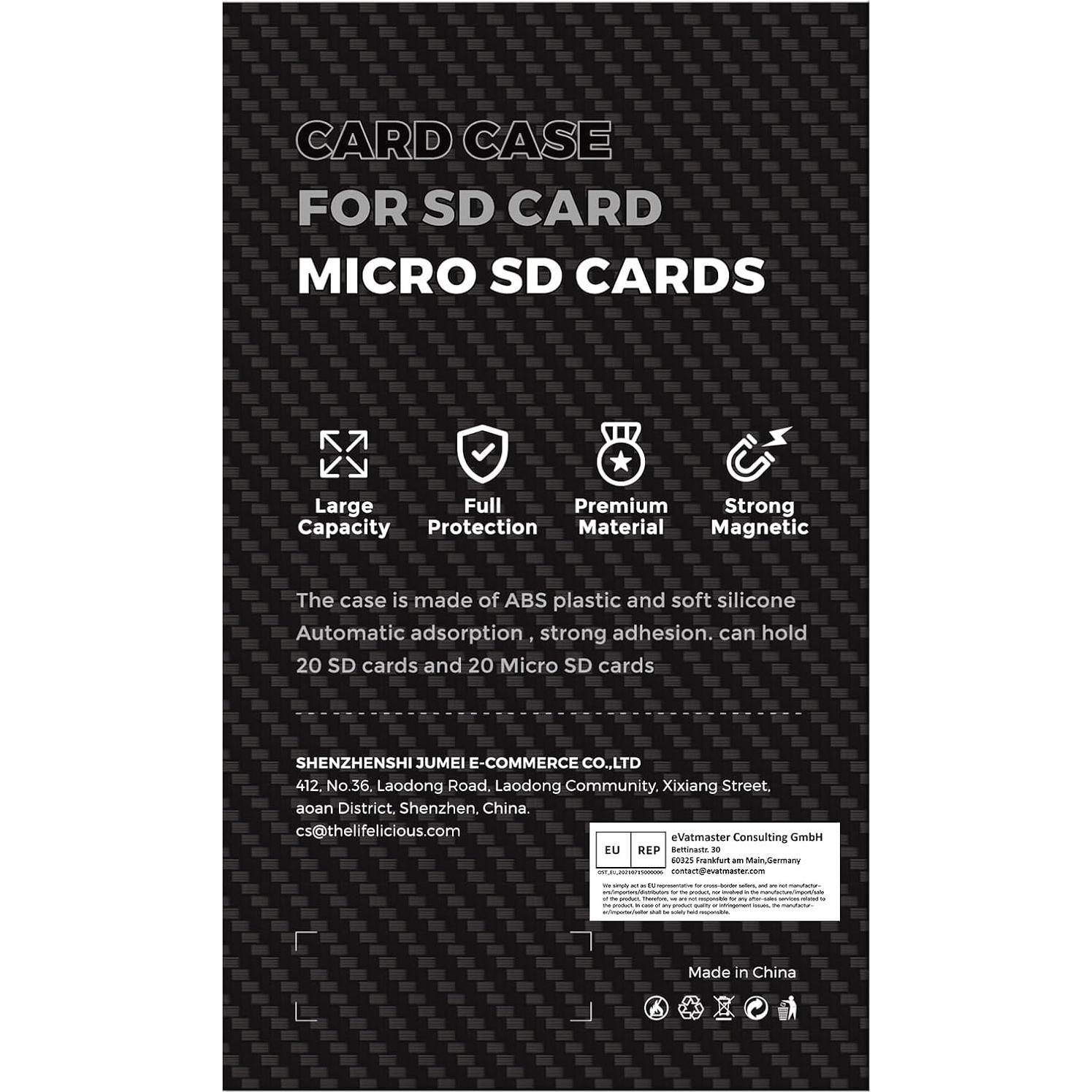 Estuche Organizador para 40 Tarjetas SD y TF THELIFELICIOUS