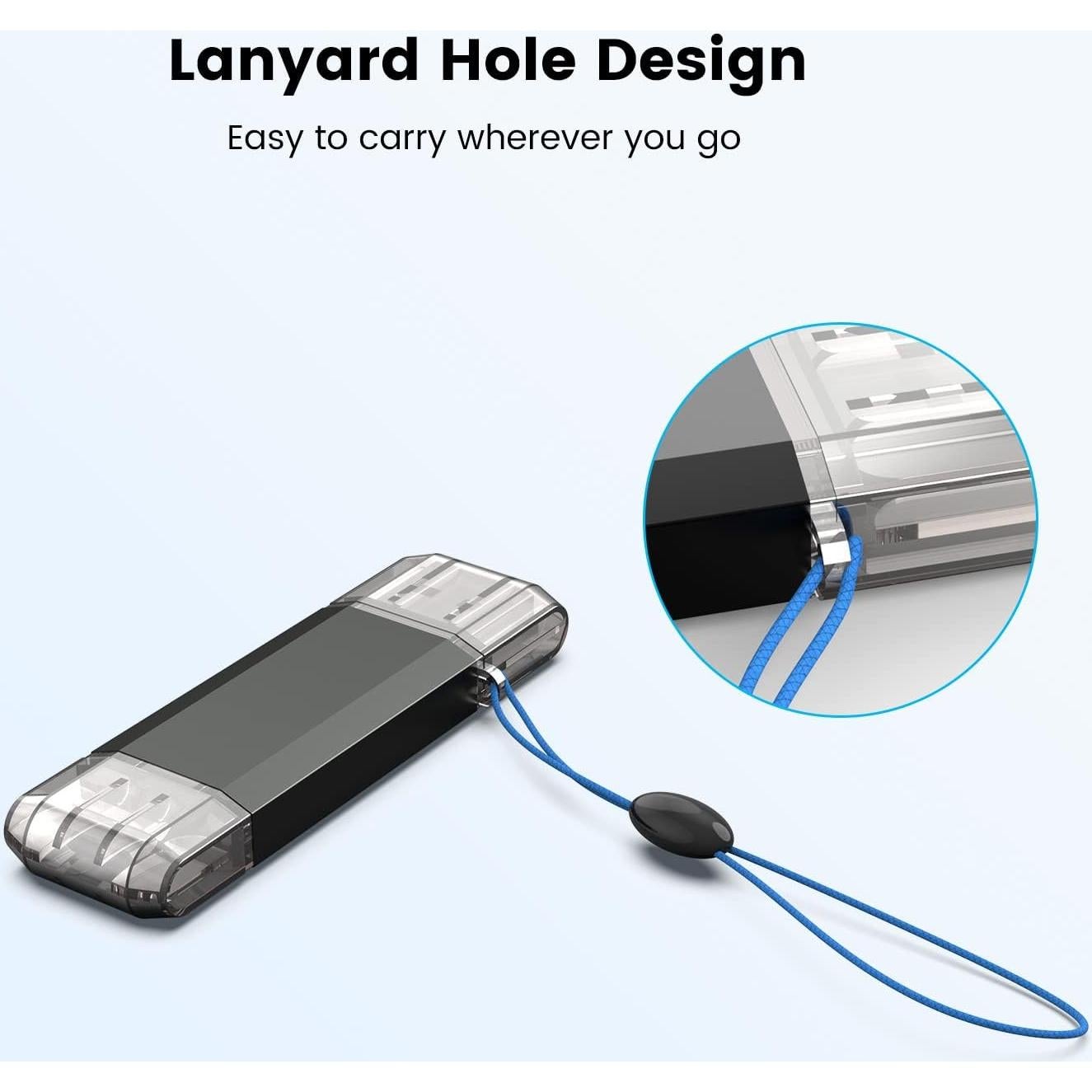 Vansuny 256GB Unidad Flash USB C 2 en 1 OTG USB 3.0