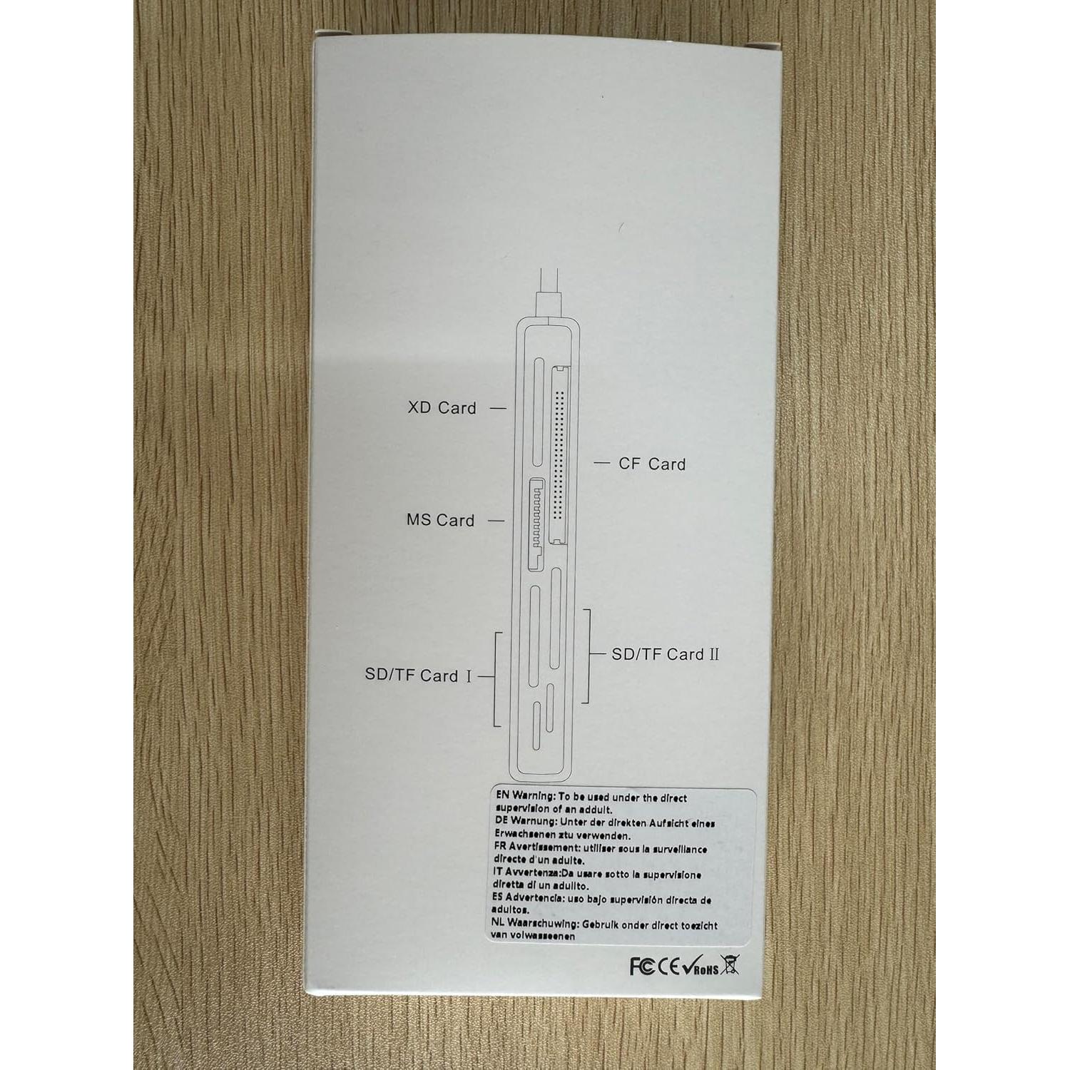 Lector de Tarjetas USB-C 7 en 1 Yeemie Pro - SD, TF, CF, MS, XD