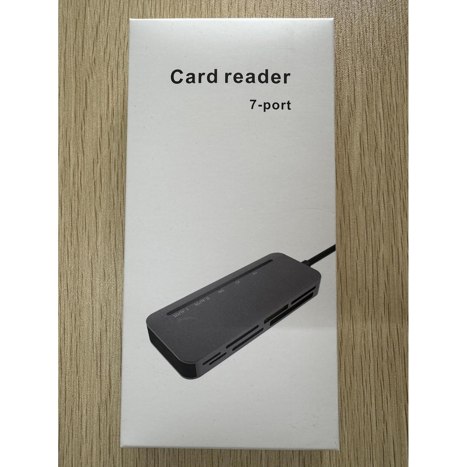 Lector de Tarjetas USB-C 7 en 1 Yeemie Pro - SD, TF, CF, MS, XD