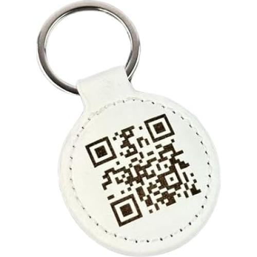 Llave de Cuero Personalizada con Código QR - Publicidad Inteligente