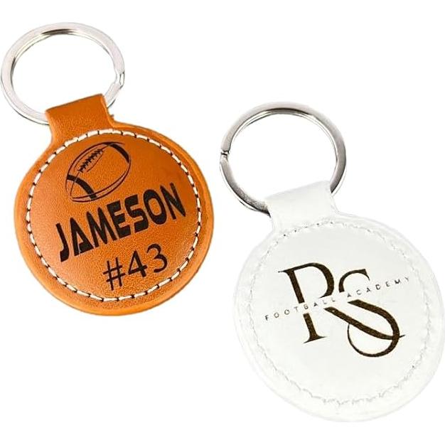 Llave de Cuero Personalizada con Código QR - Publicidad Inteligente