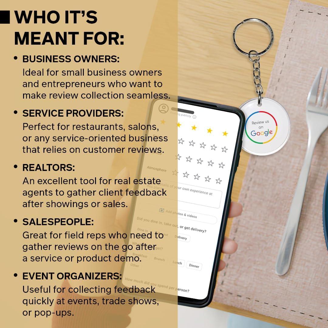 Llave de Llavero Inteligente Google con Código QR y NFC