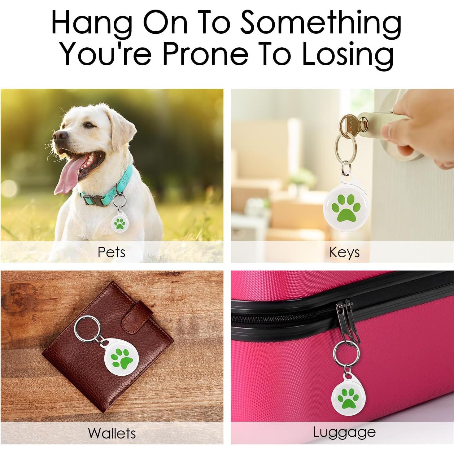 Etiqueta de Perro QR FURMYLOVE Personalizada Verde 3.05x5.84cm