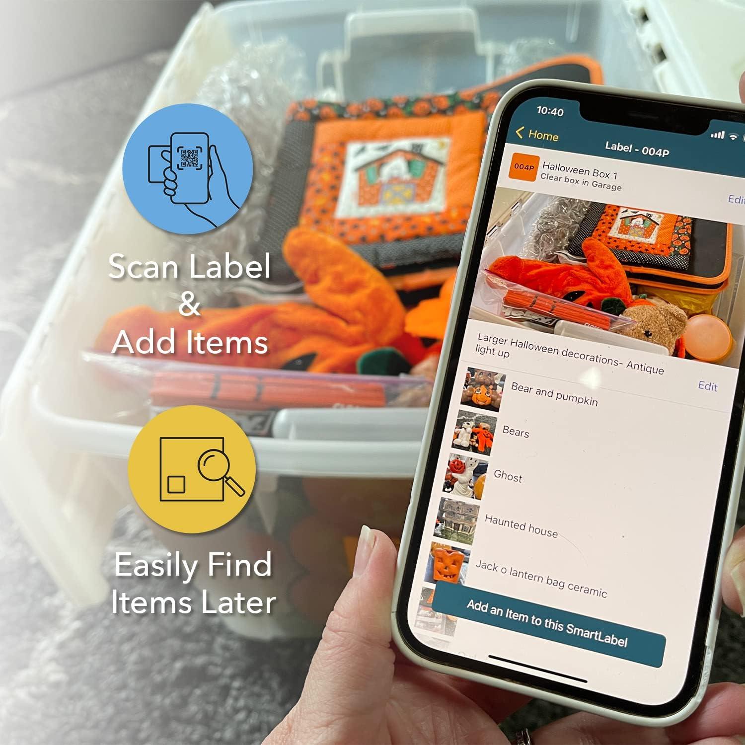 Paquete de 48 Etiquetas QR Smart Labels - 6.35 cm - Adhesivas