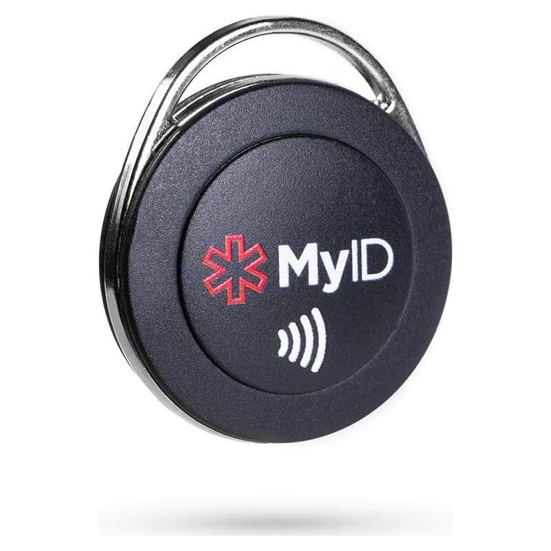 Etiqueta MyID ID Médica NFC y QR para Niños y Mascotas