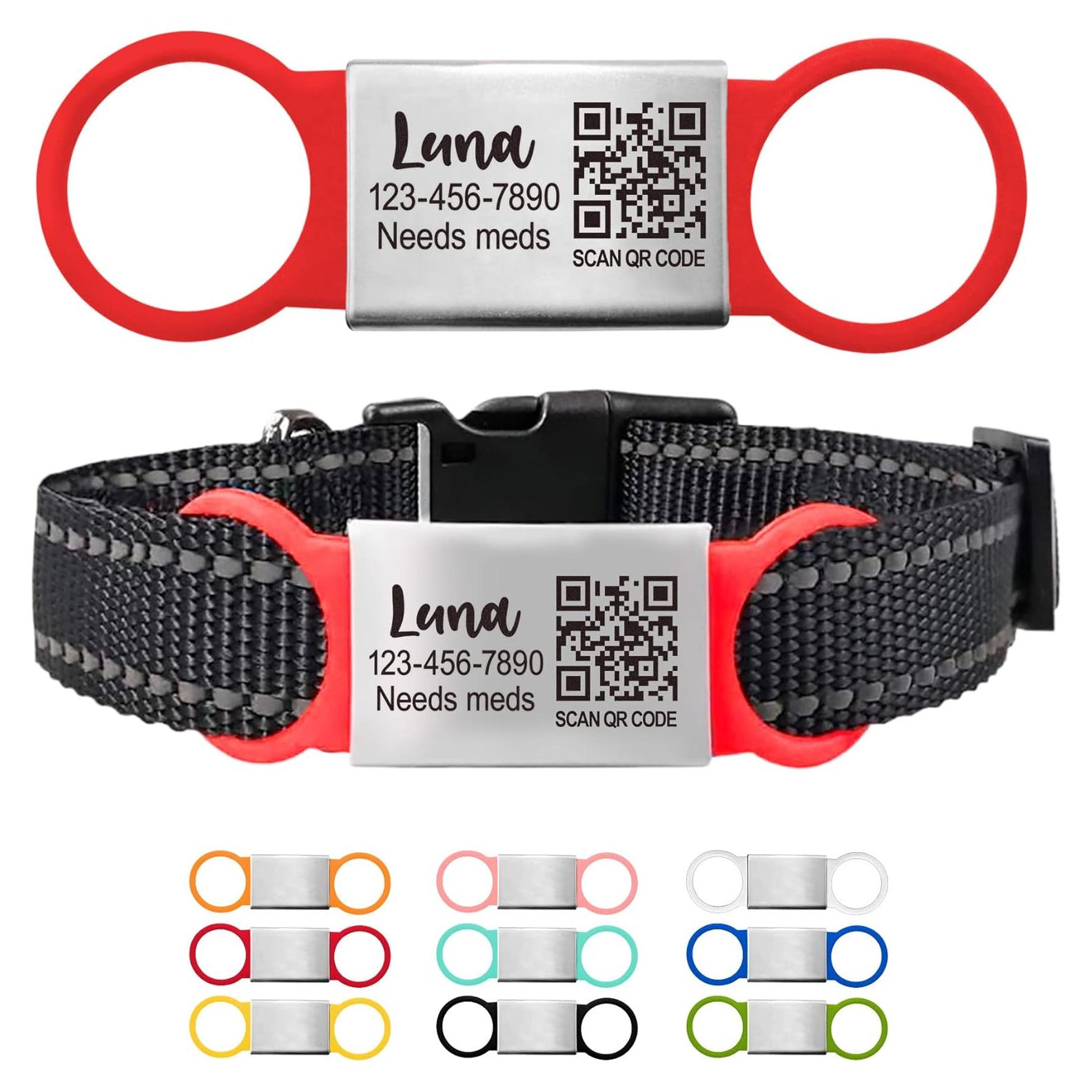 Etiqueta de identificación para mascotas PAWNIMALS con QR