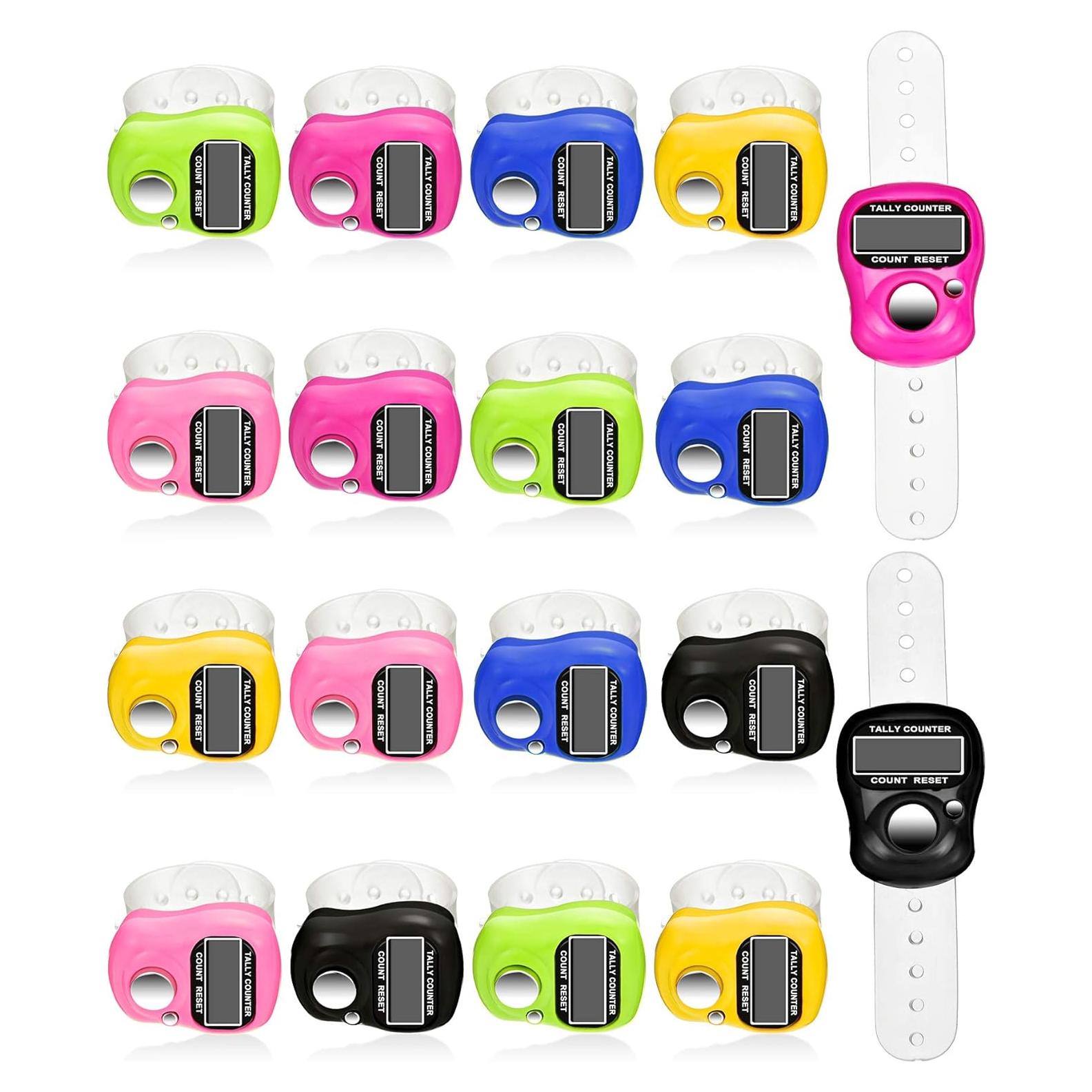 Contadores Manuales Tatuo 18 Piezas Ajustables 99999