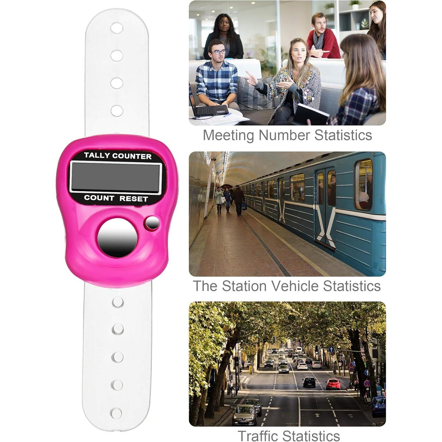 Contadores Manuales Tatuo 18 Piezas Ajustables 99999