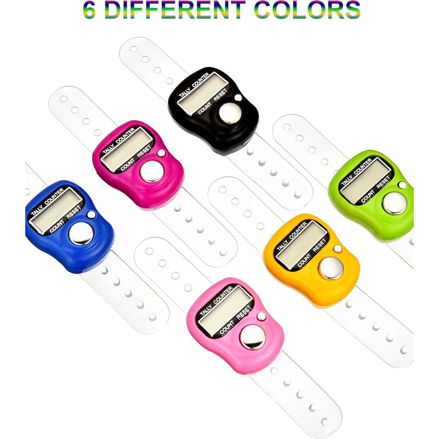 Contadores Manuales Tatuo 18 Piezas Ajustables 99999