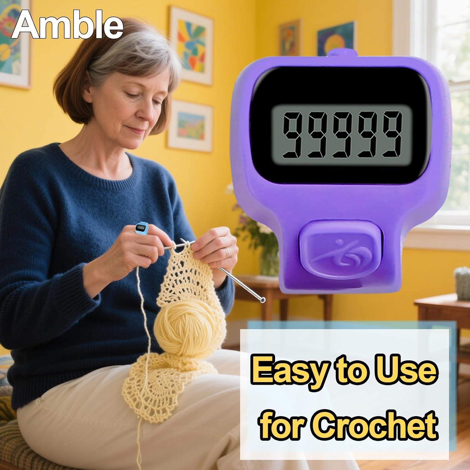 Contador Clicker Amble, Paquete de 6, Digital, 5 Dígitos