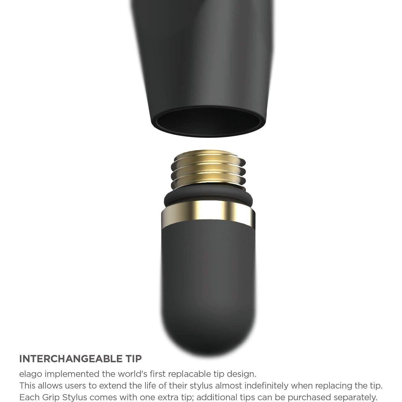 Stylus Pen elago Premium para tabletas y celulares táctiles - Negro