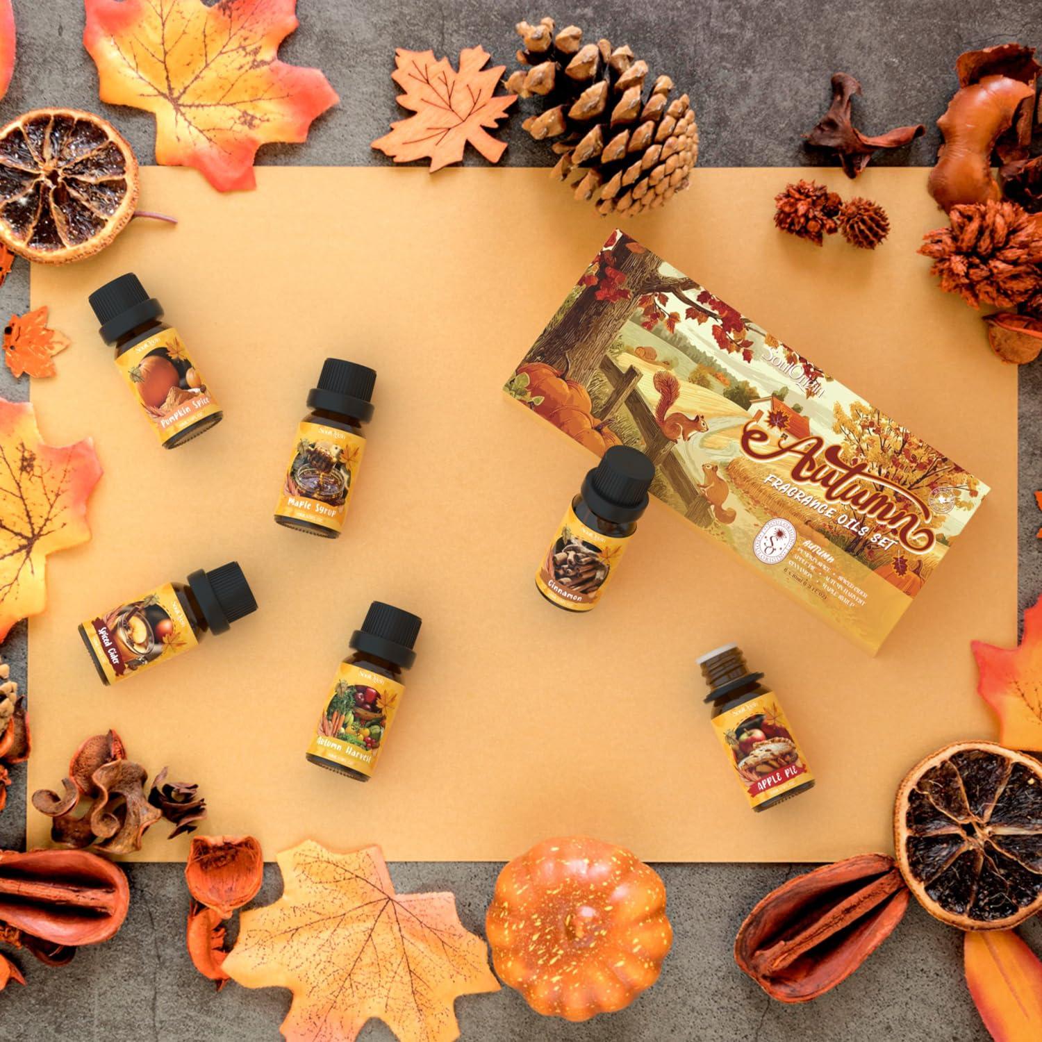 Juego de Aceites Esenciales SOULORIGIN Otoño 6 Fragancias