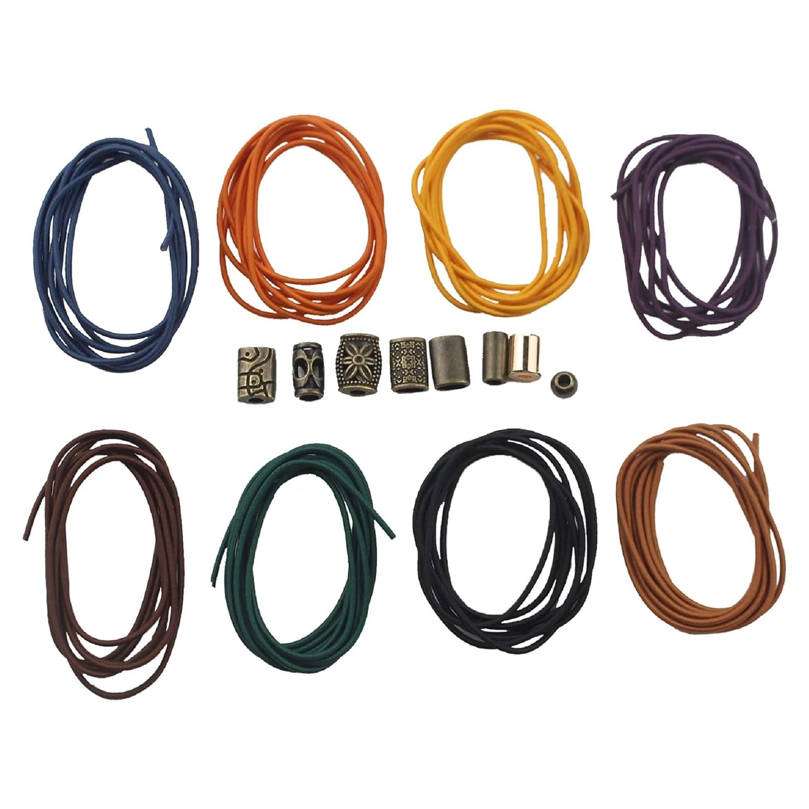 Kit de Bandas Elásticas para Cuaderno TN Dwpetzo 8 Pcs 8 Metros